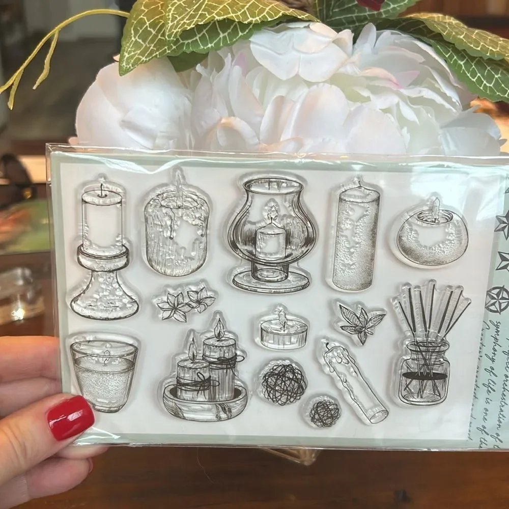 Moodtape TS 2 Clear Stamps Sets - 11 x 16cm - CANDLES figure